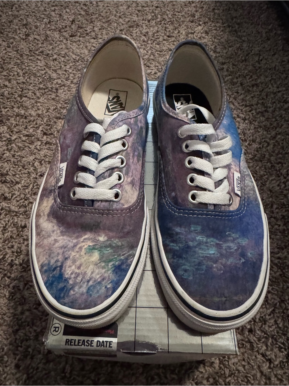 Vans X Moma Claude Monet Water Lilies